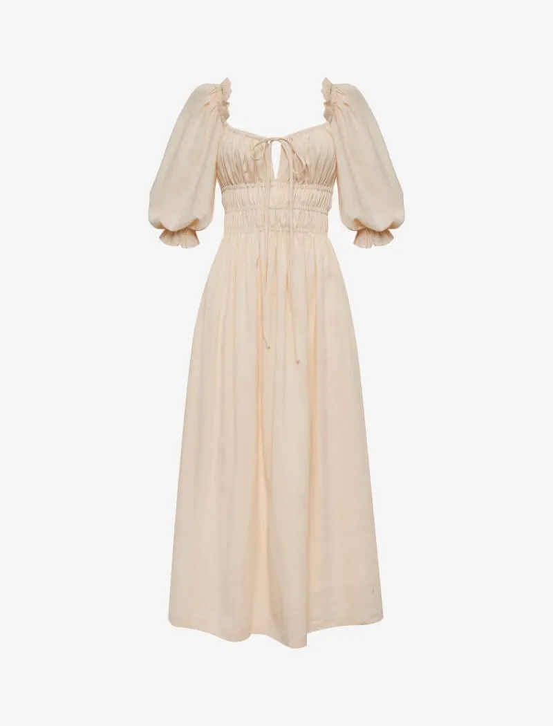 Darling Midi Dress | Cream sold by Rumored product image thumbnail 2