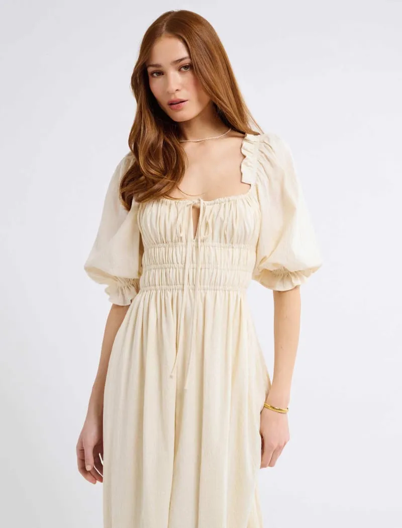 Darling Midi Dress | Cream sold by Rumored product image thumbnail 5