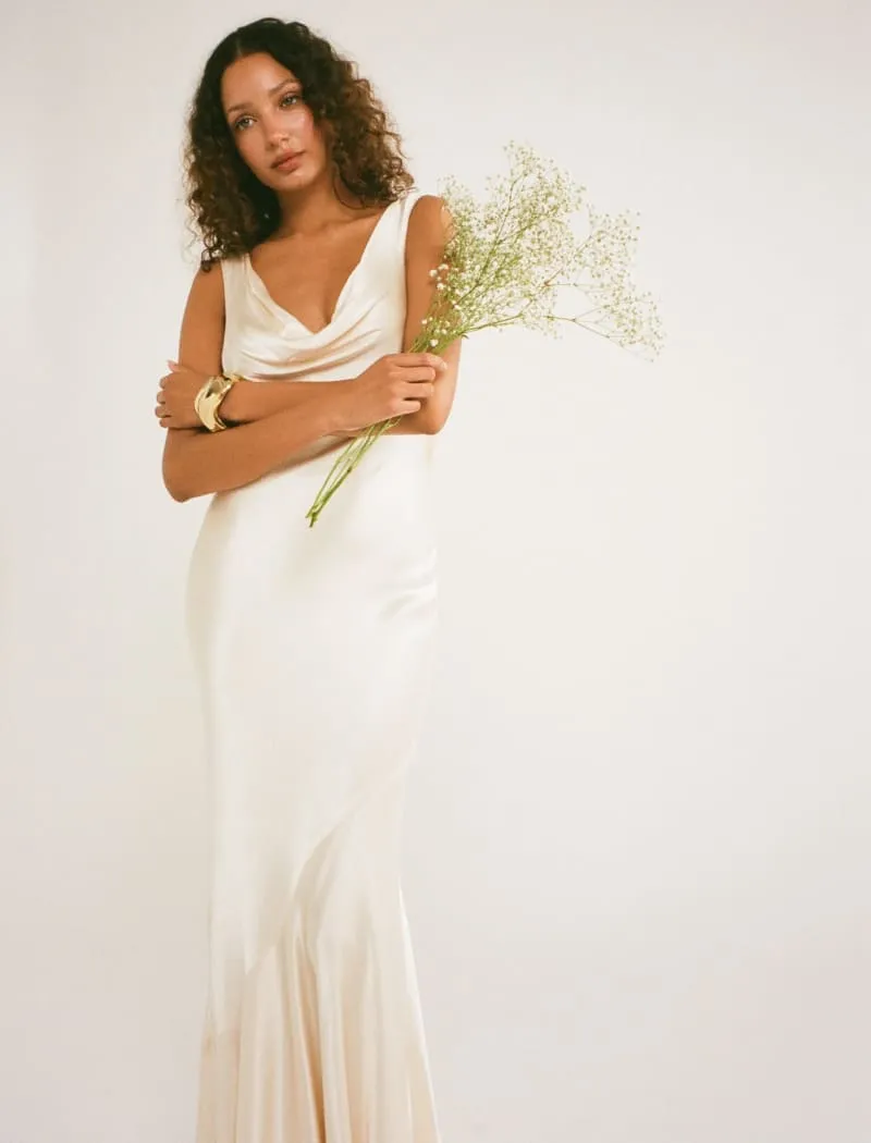 Hollywood Gown | Ivory sold by Rumored product image thumbnail 3