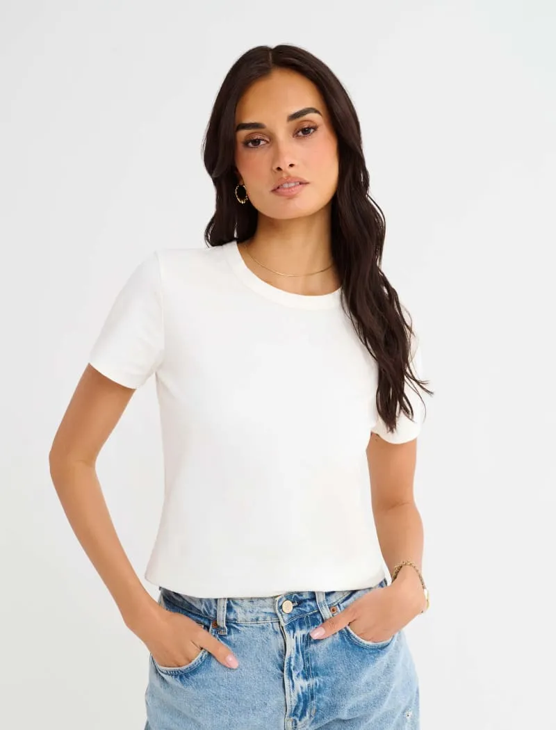 Essential Tee | White sold by Rumored