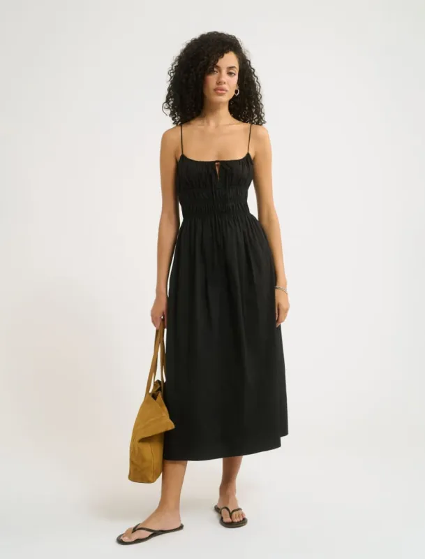 Positano Midi Dress | Black sold by Rumored