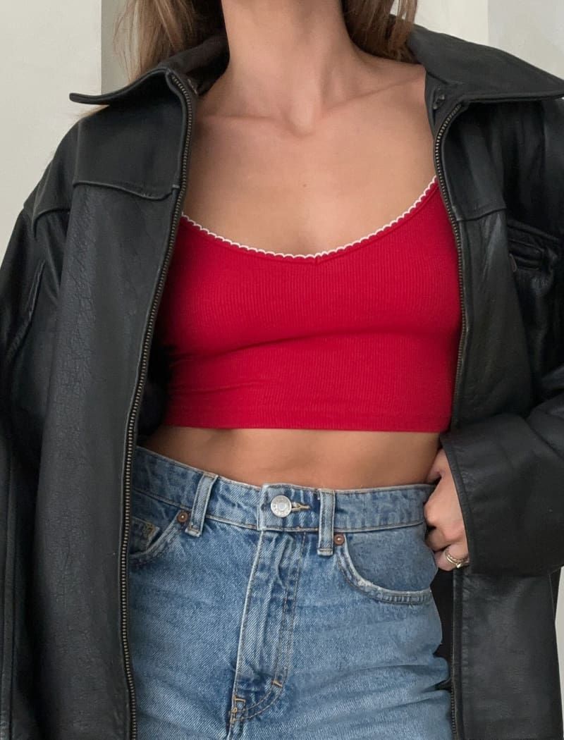 Sweetheart Tank | Rose sold by Rumored product image thumbnail 3