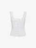 Decolletage Top | White sold by Rumored
