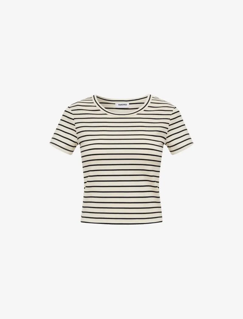 Campus Tee | Navy Stripe sold by Rumored product image thumbnail 2