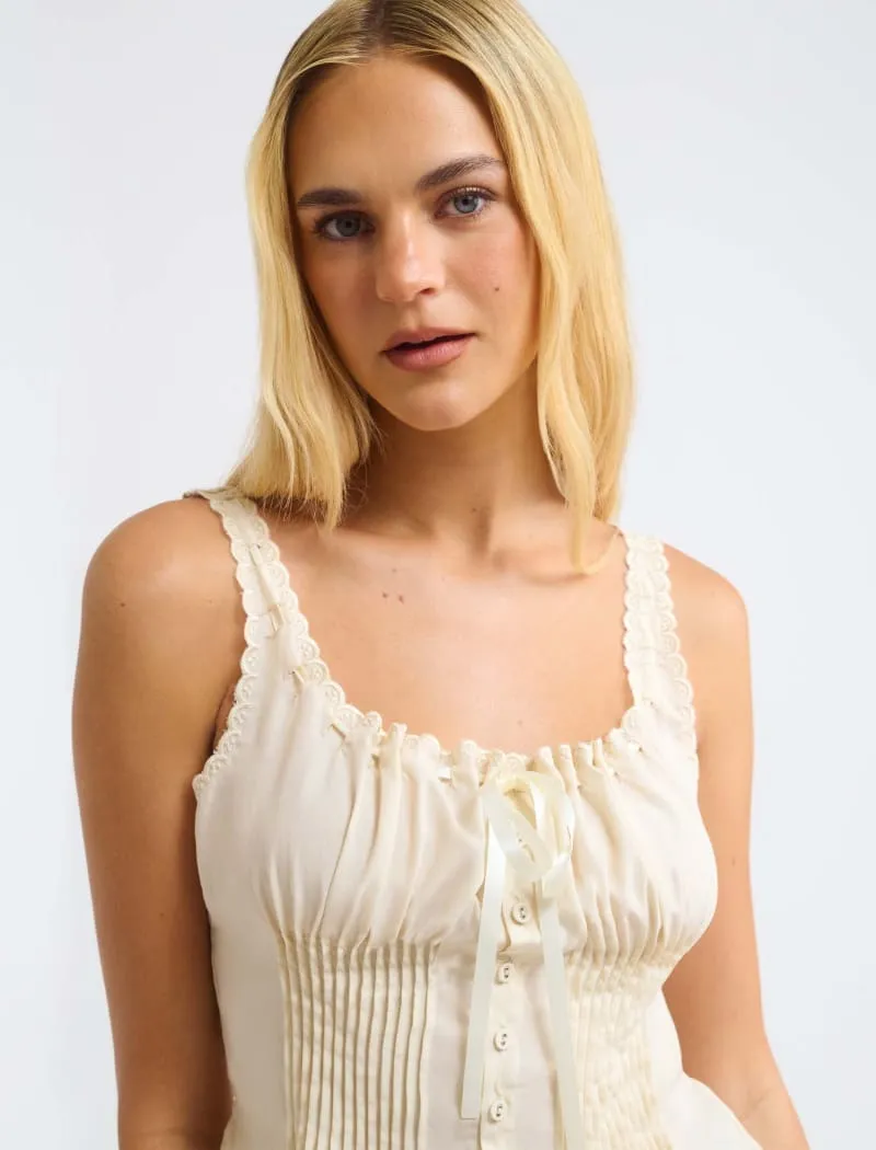 Cottage Tank | Cream sold by Rumored product image thumbnail 4