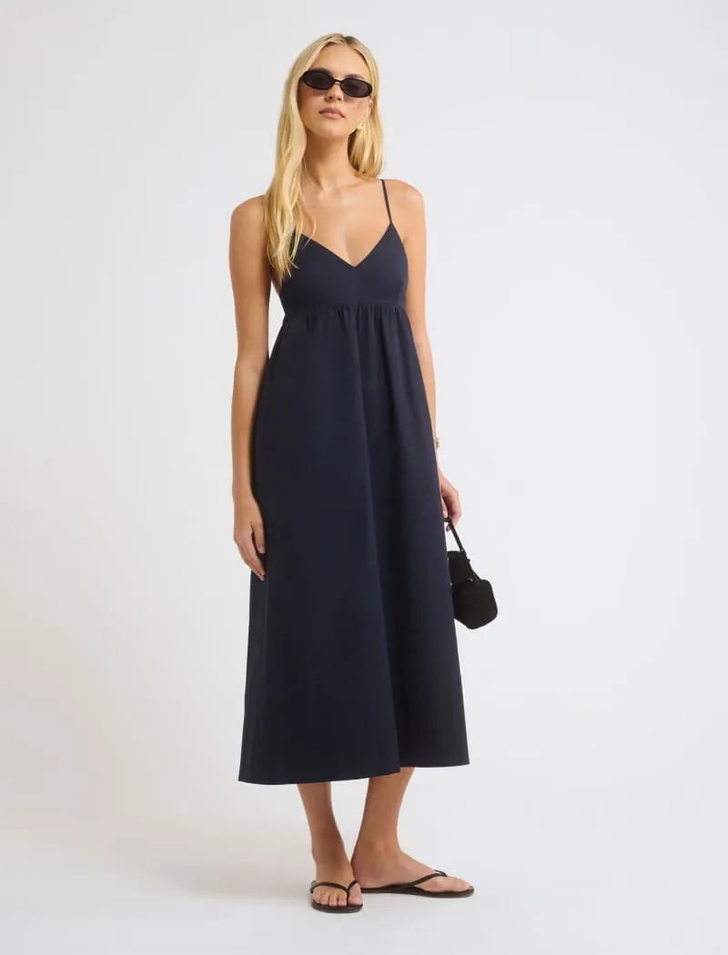 Everyday Midi Dress | Navy sold by Rumored product image thumbnail 3