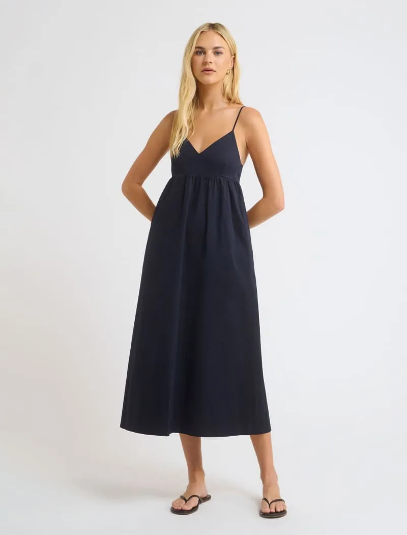 Everyday Midi Dress | Navy sold by Rumored