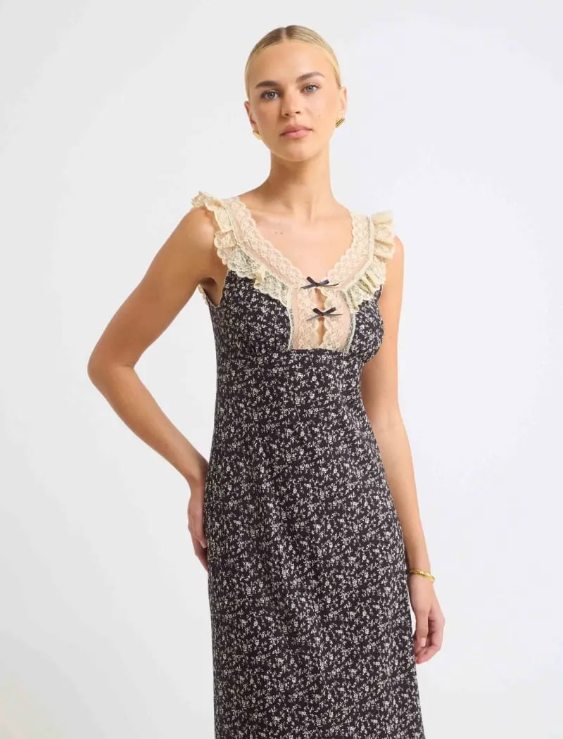 Windsor Maxi Dress | Midnight Vine sold by Rumored product image thumbnail 3
