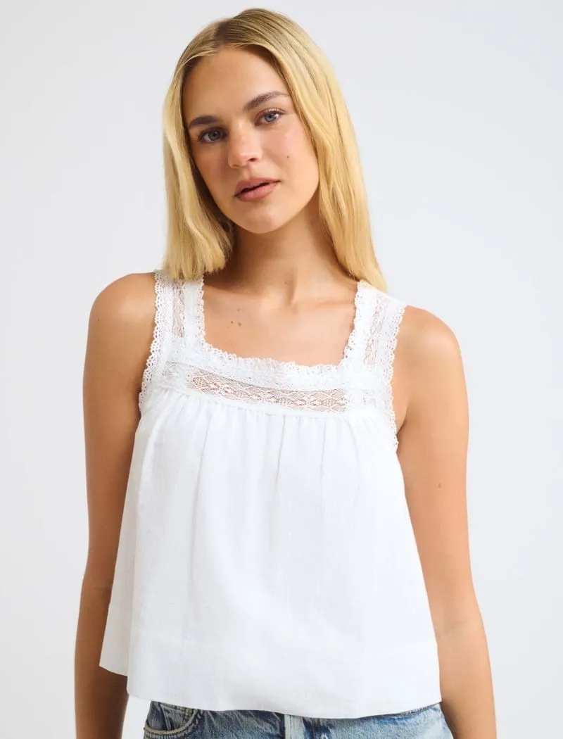 Willow Top | White sold by Rumored
