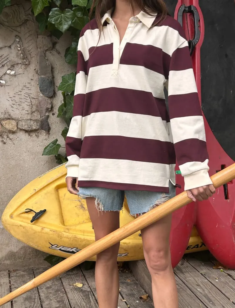 Ivy League Pullover | Harvard Stripe sold by Rumored