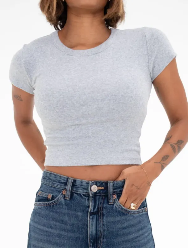 Campus Tee | Heather Gray sold by Rumored