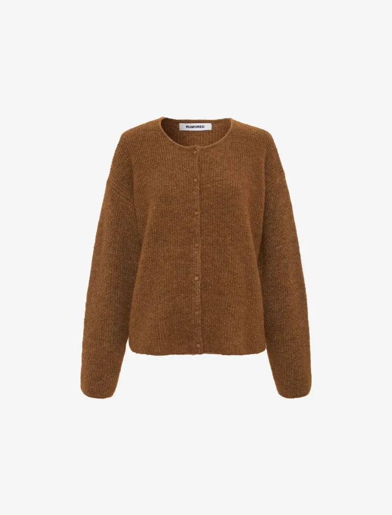 Newport Cardigan | Camel sold by Rumored product image thumbnail 2