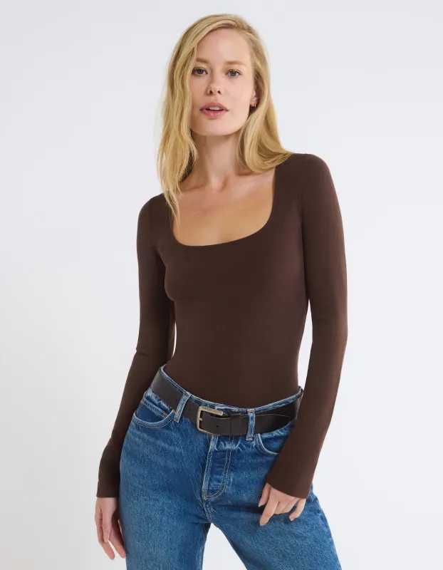 Be Mine Long Sleeve | Espresso sold by Rumored