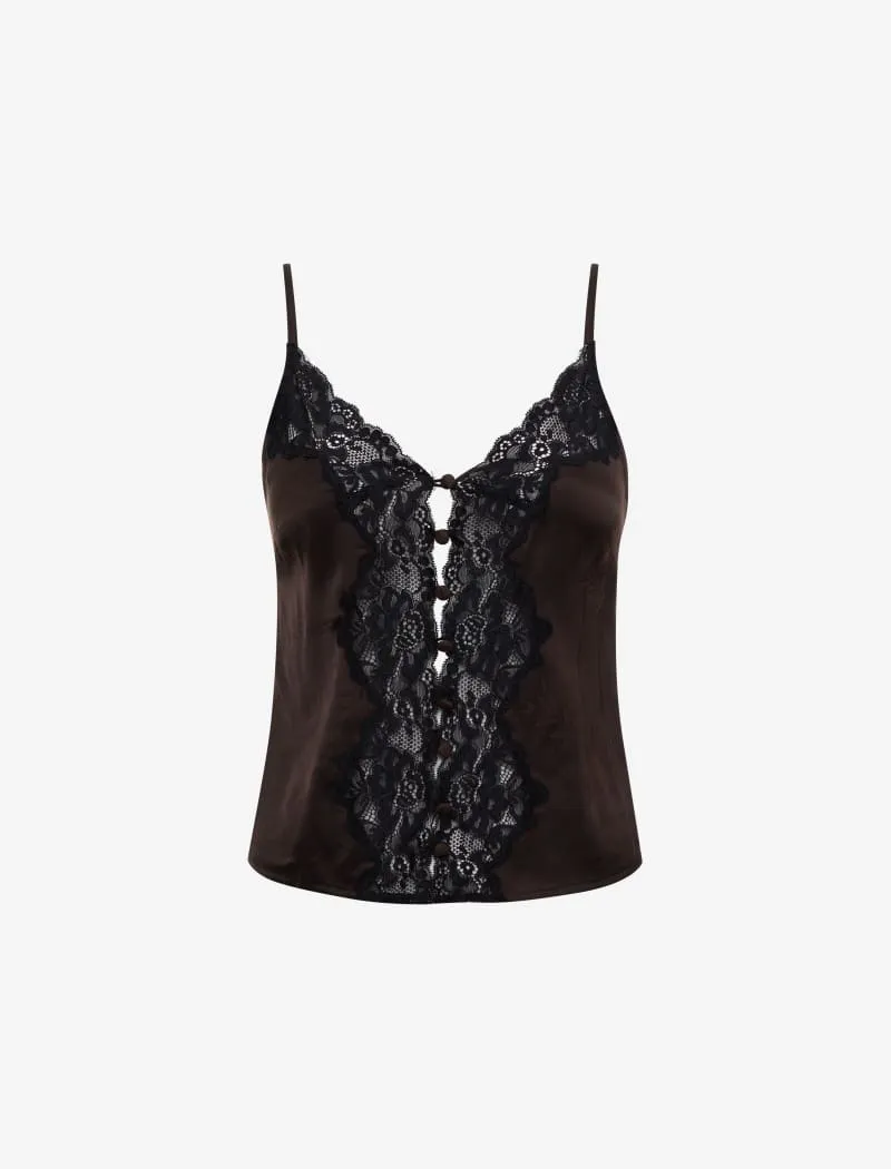 Chantilly Tank | Espresso Bamboo sold by Rumored product image thumbnail 2