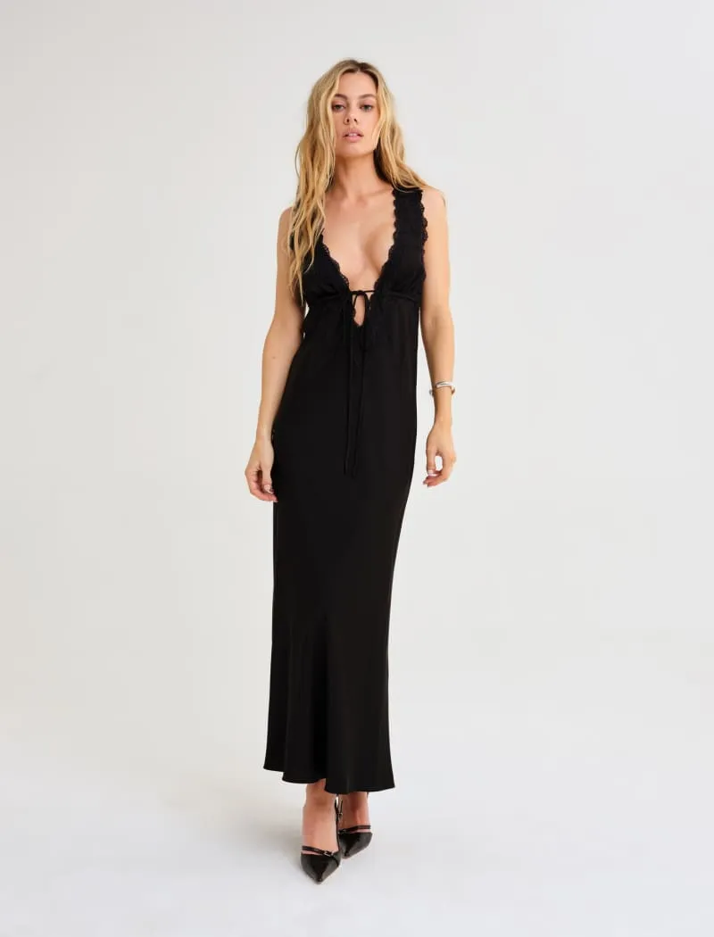 Venice Maxi Dress | Black sold by Rumored