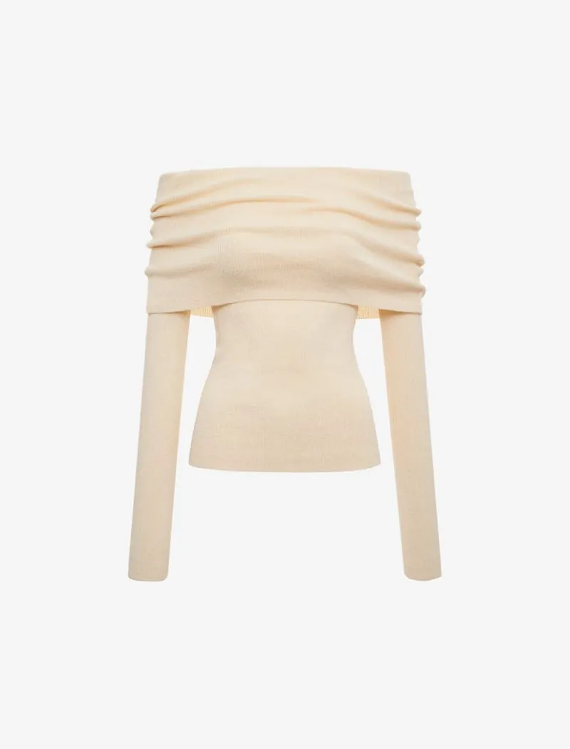 Winona Top | Cream sold by Rumored product image thumbnail 2