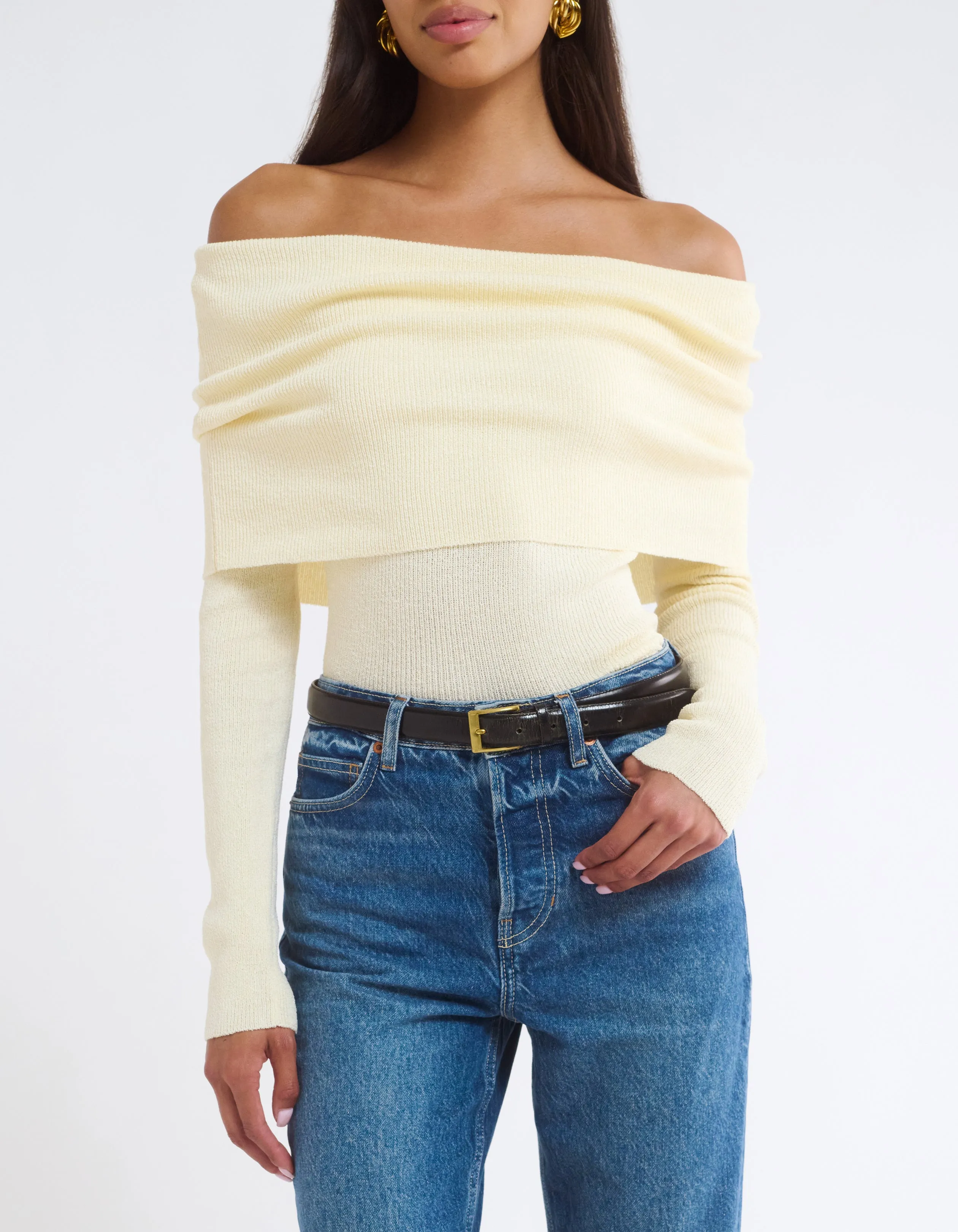 Winona Top | Cream sold by Rumored product image thumbnail 3