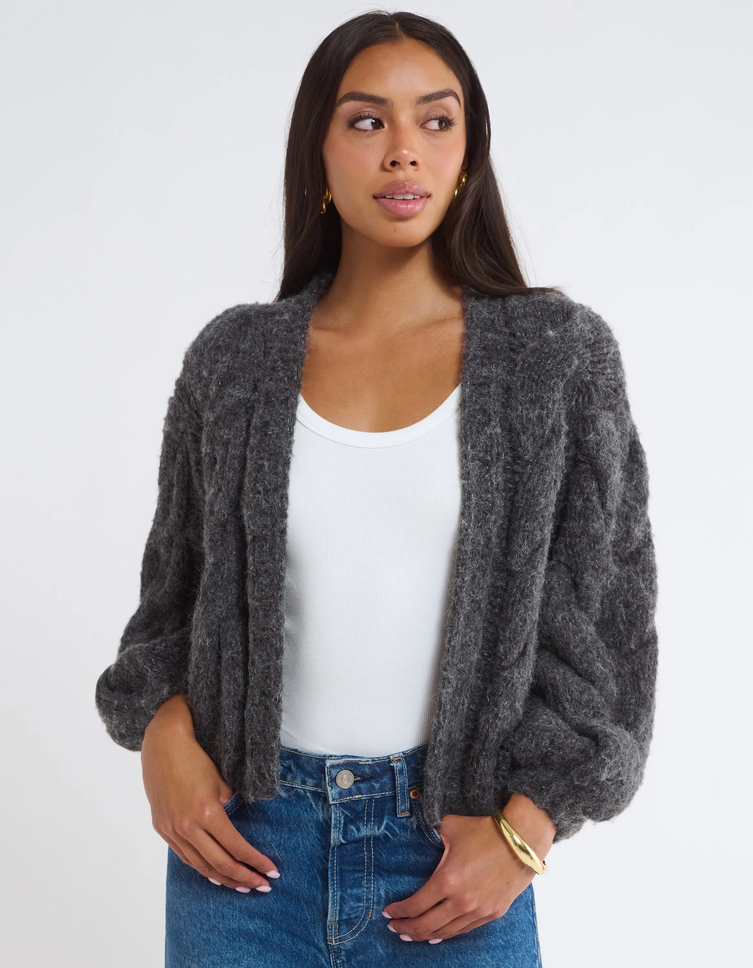 Mimi Cardigan | Salt-N-Pepper sold by Rumored product image thumbnail 3