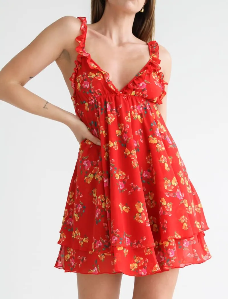 Secret Garden Mini Dress | Havana Bloom sold by Rumored product image thumbnail 5