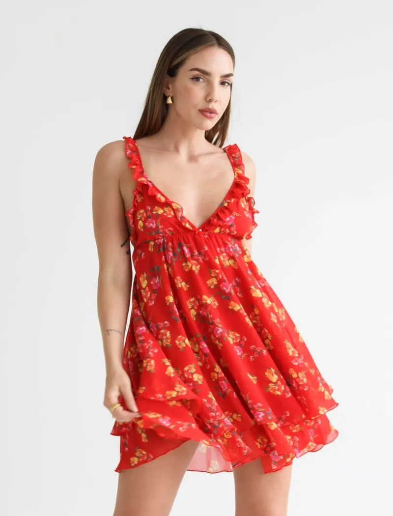 Secret Garden Mini Dress | Havana Bloom sold by Rumored product image thumbnail 3