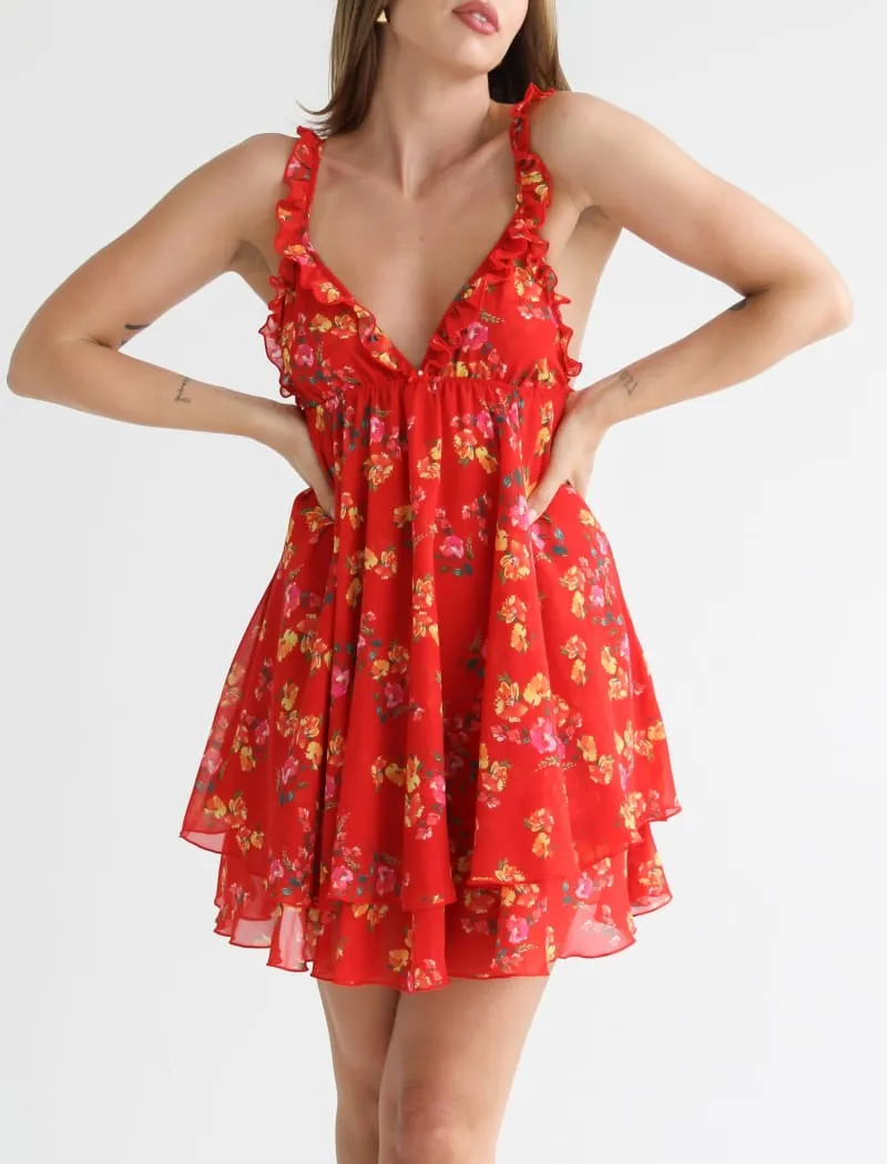 Secret Garden Mini Dress | Havana Bloom sold by Rumored