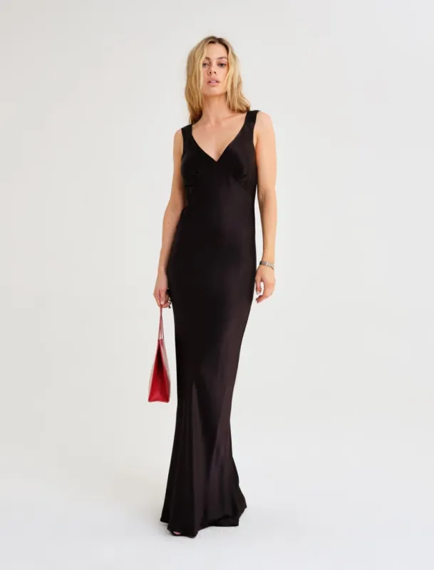 Sunset Strip Maxi Dress | Black sold by Rumored