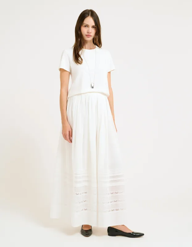 Wildflower Maxi Skirt | White sold by Rumored