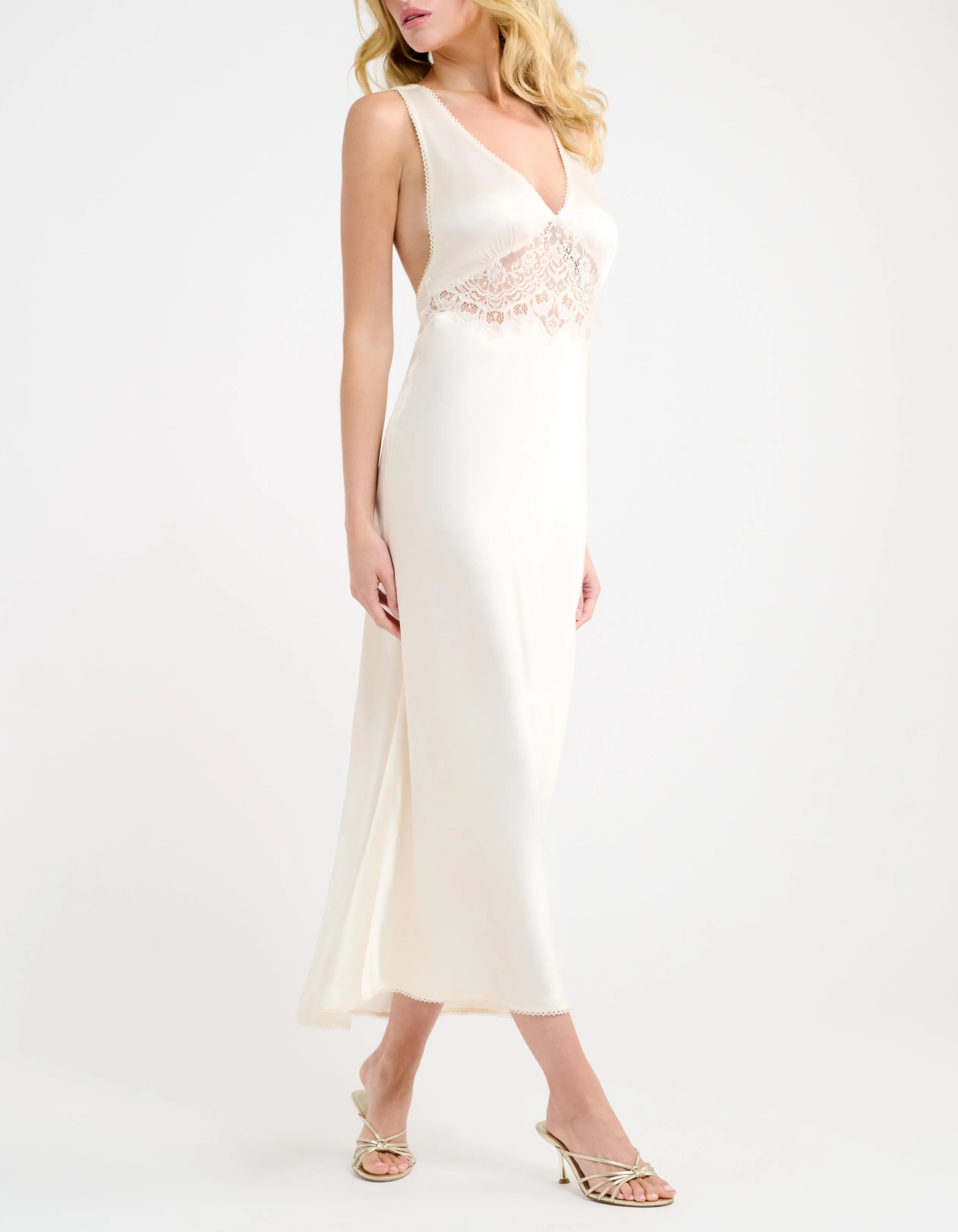 Vanity Midi Dress | Ivory sold by Rumored product image thumbnail 2