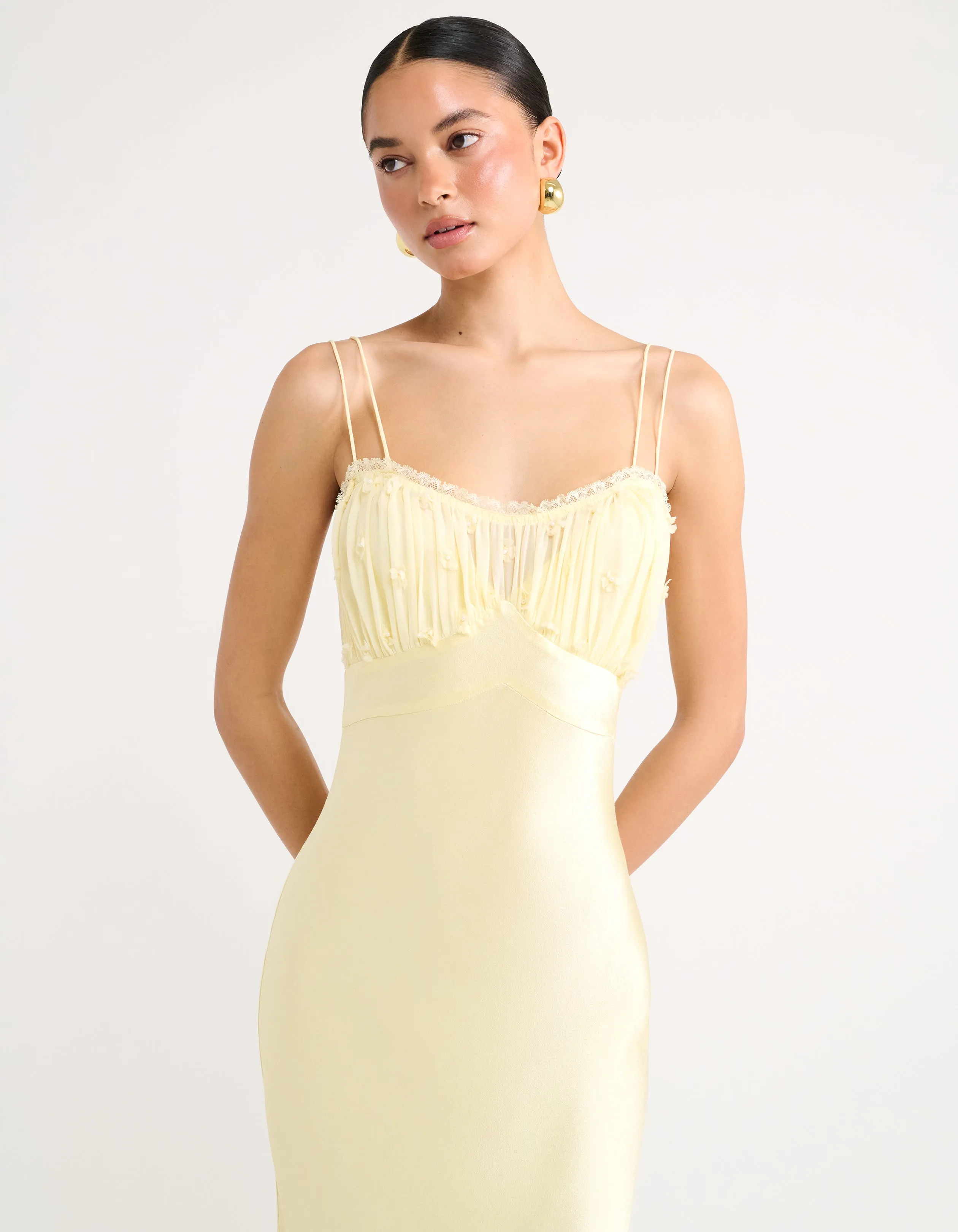Antique Maxi Dress | Custard sold by Rumored product image thumbnail 5