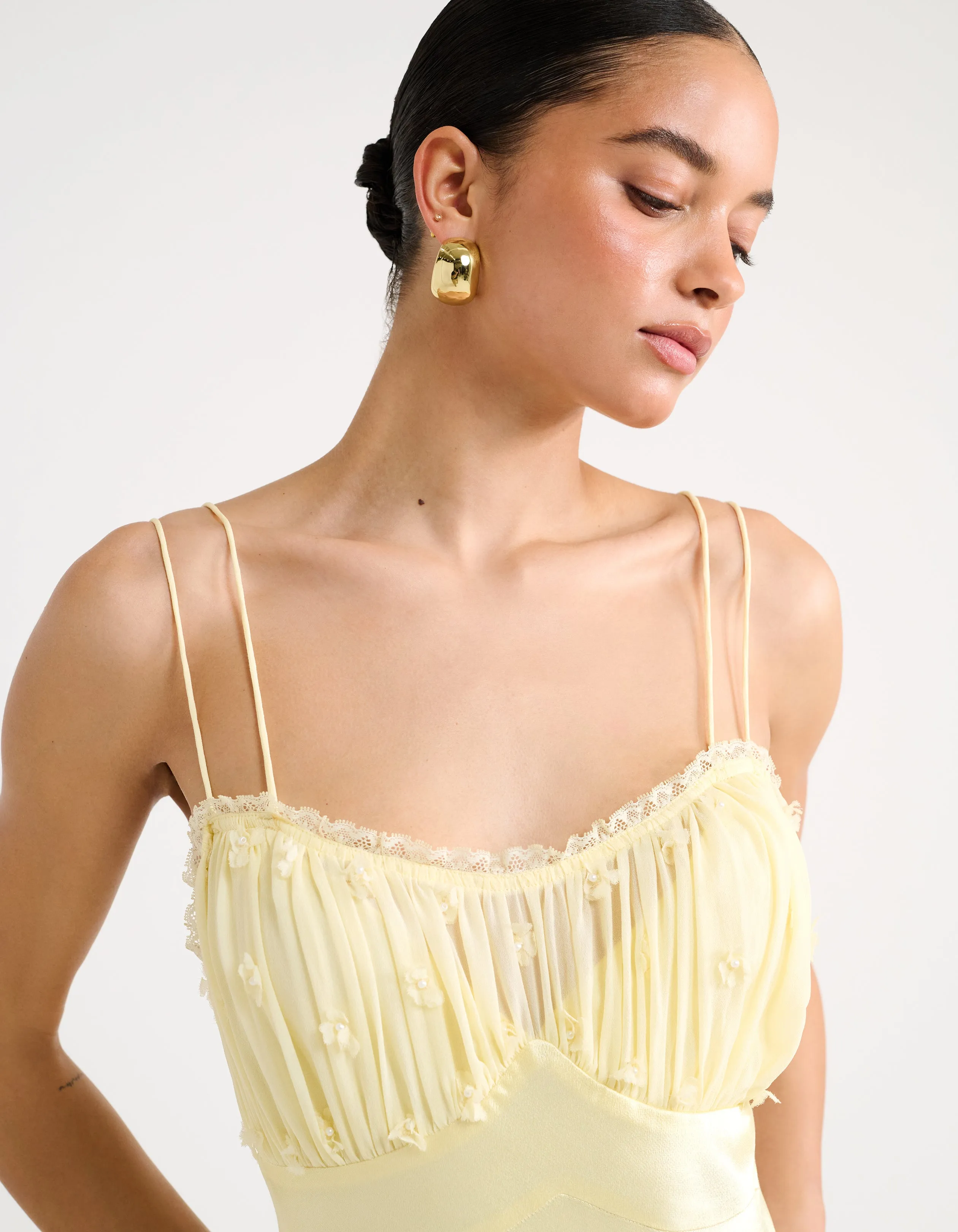 Antique Maxi Dress | Custard sold by Rumored product image thumbnail 4