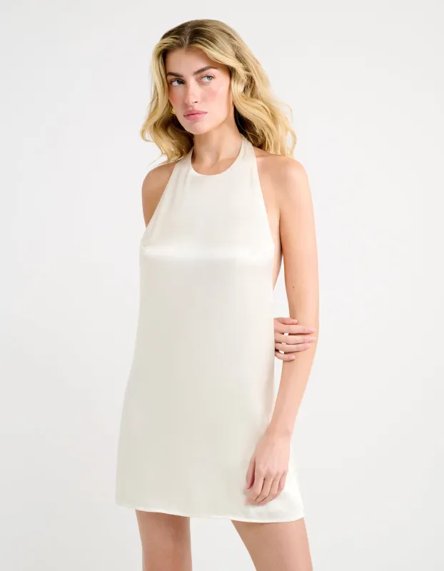 La Lune Mini Dress | Ivory made by Rumored