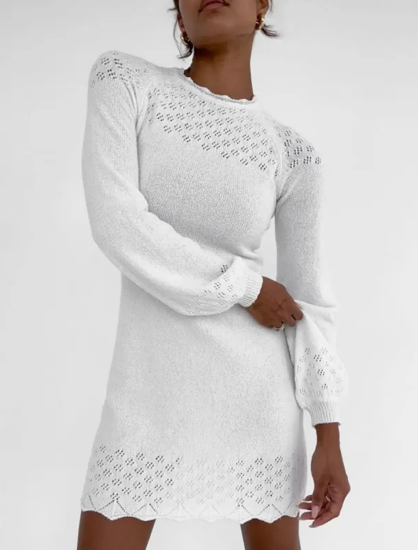 Vermont Mini Dress | White sold by Rumored