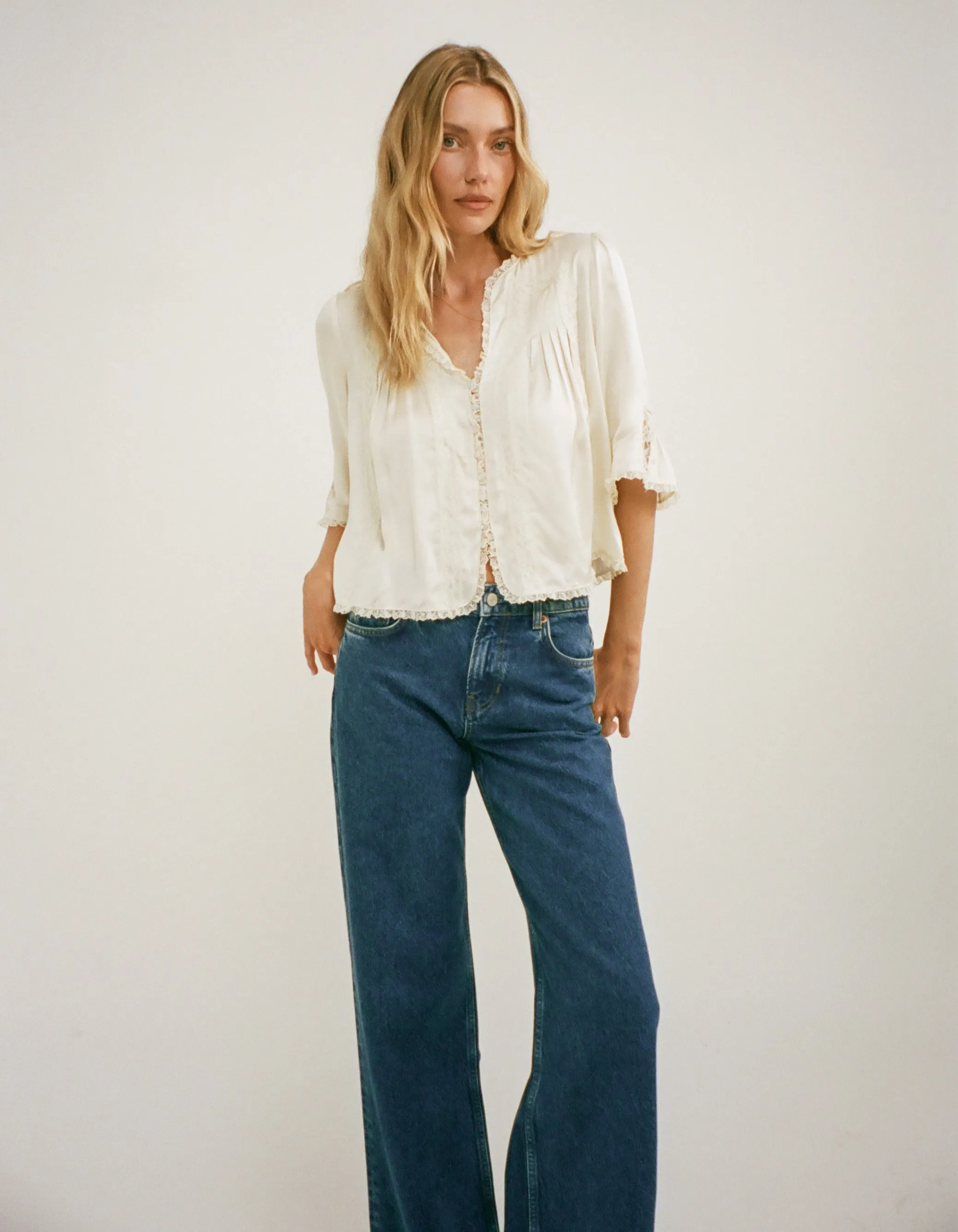 Heirloom Top | Ivory sold by Rumored