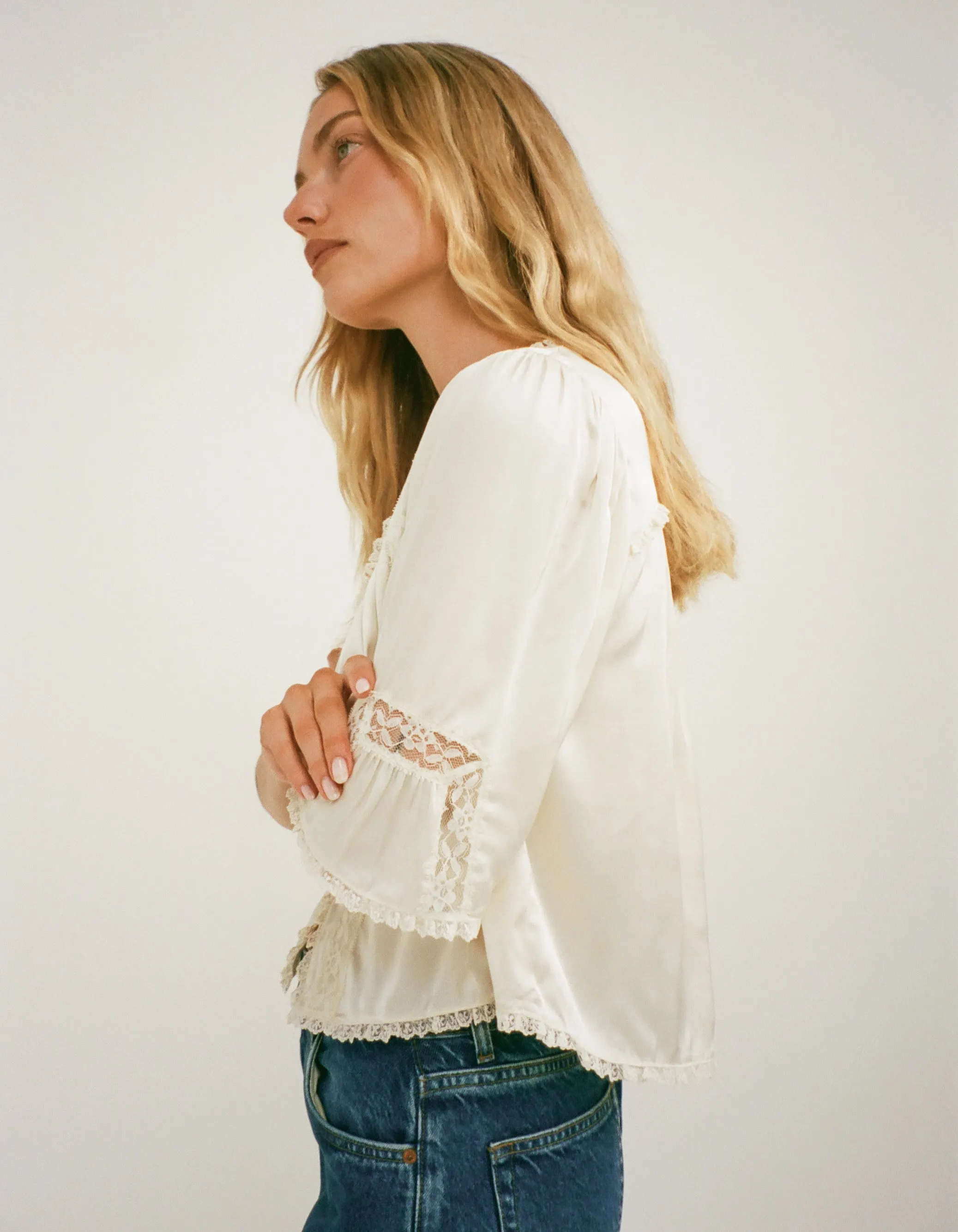 Heirloom Top | Ivory sold by Rumored product image thumbnail 4