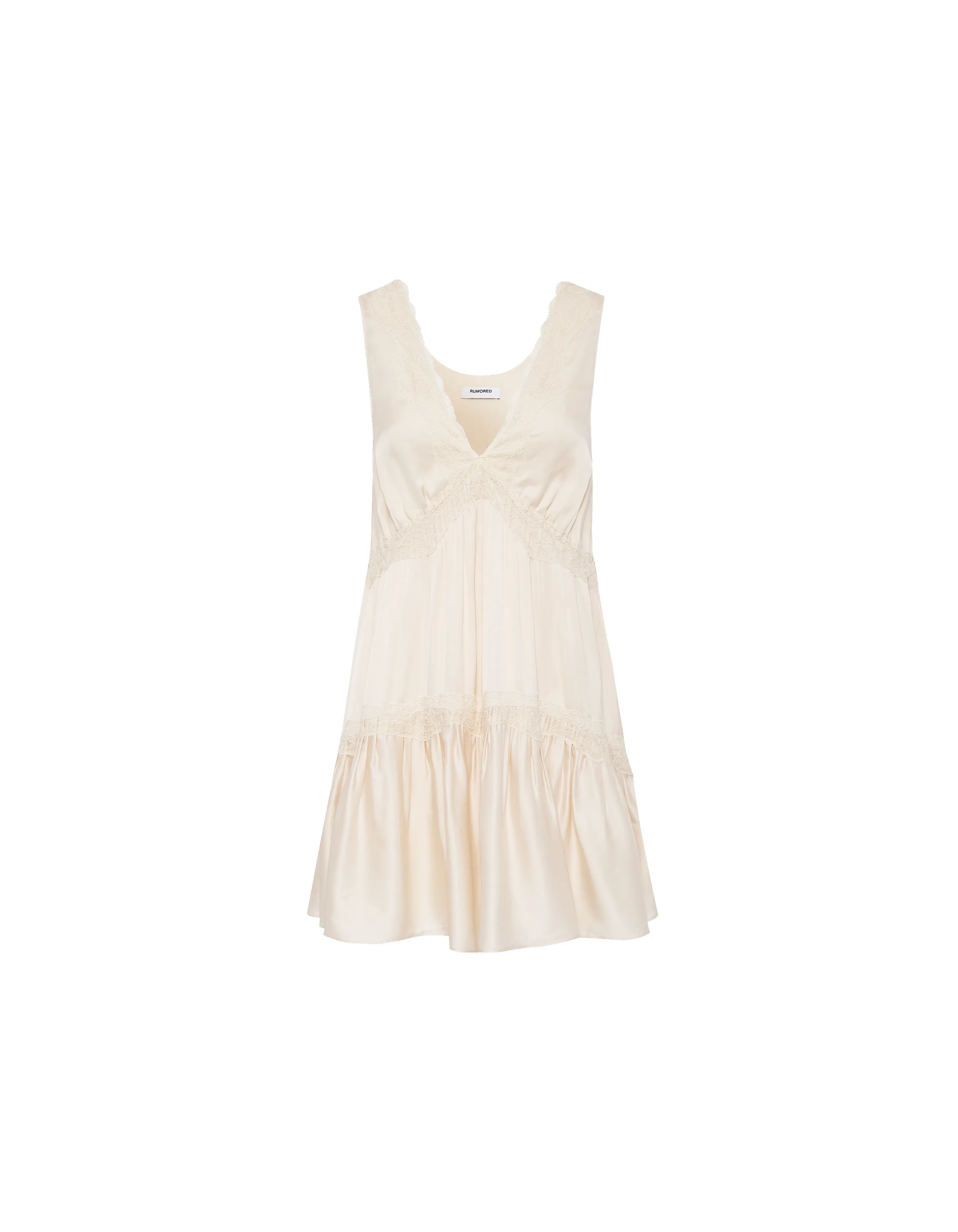 Moonlace Mini Dress | Ivory sold by Rumored product image thumbnail 4