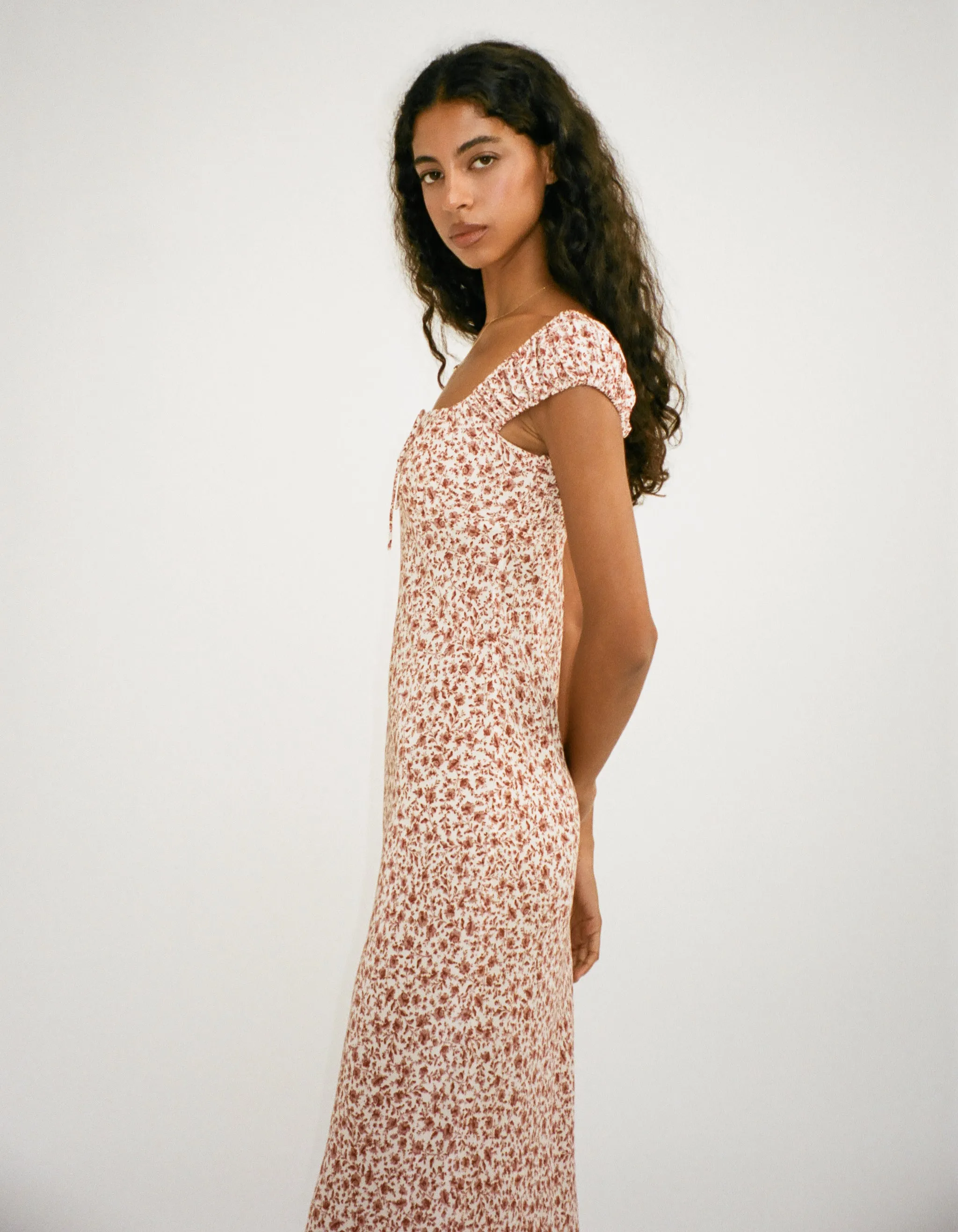 Callaway Midi Dress | Tea Rose Toile sold by Rumored product image thumbnail 3