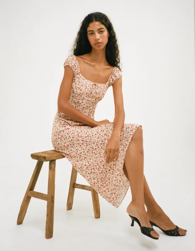 Callaway Midi Dress | Tea Rose Toile made by Rumored