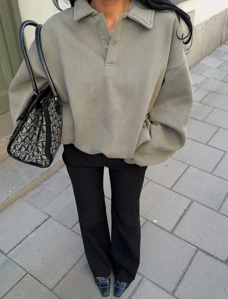 Airport Sweatshirt | Sandstone sold by Rumored product image thumbnail 3