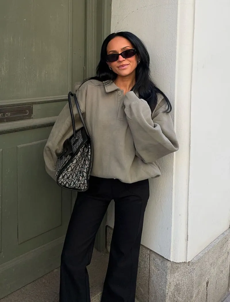 Airport Sweatshirt | Sandstone sold by Rumored product image thumbnail 5