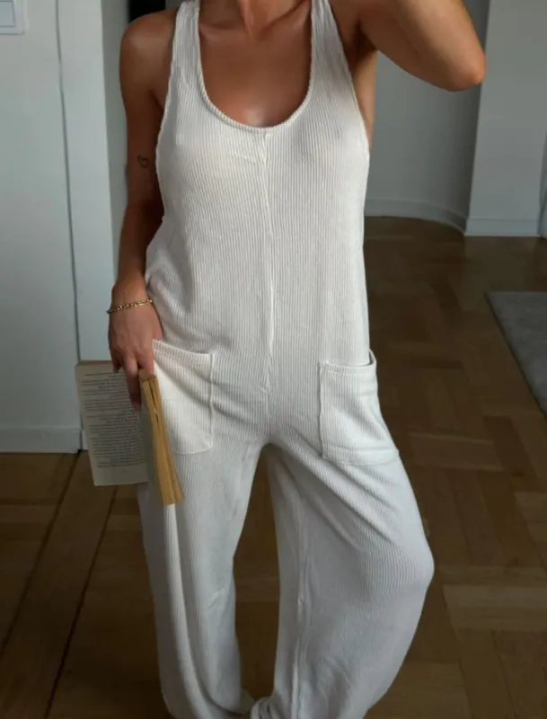 Sunday Jumpsuit | Natural made by Rumored