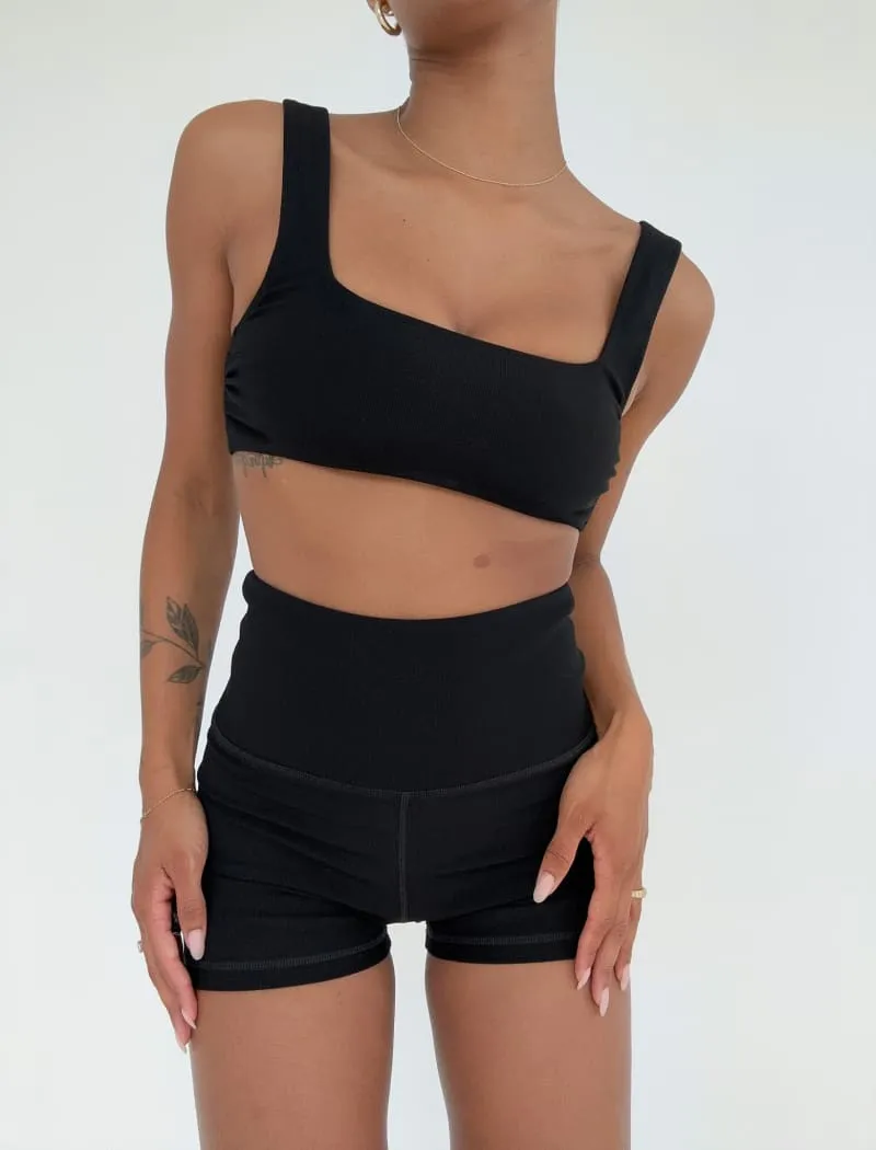 Sunday Morning Bralette | Black sold by Rumored