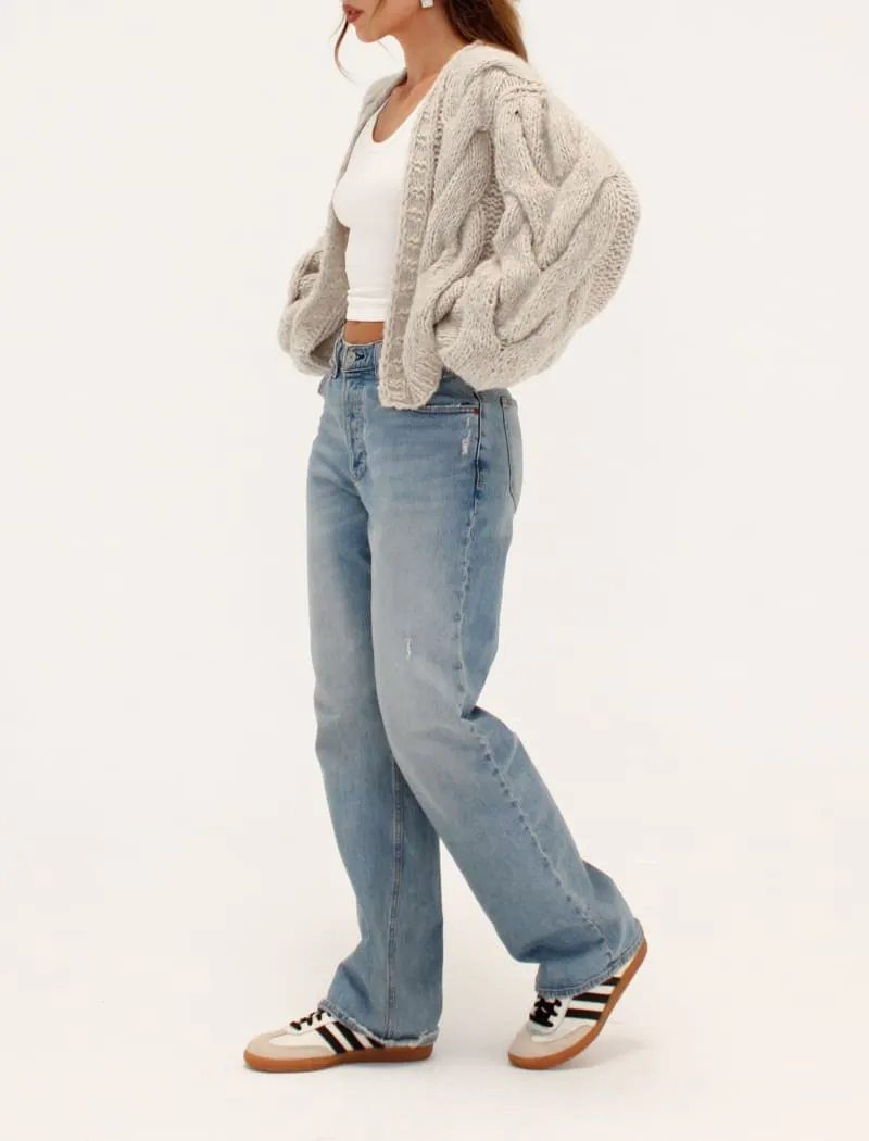 Mimi Cardigan | Oat sold by Rumored product image thumbnail 5