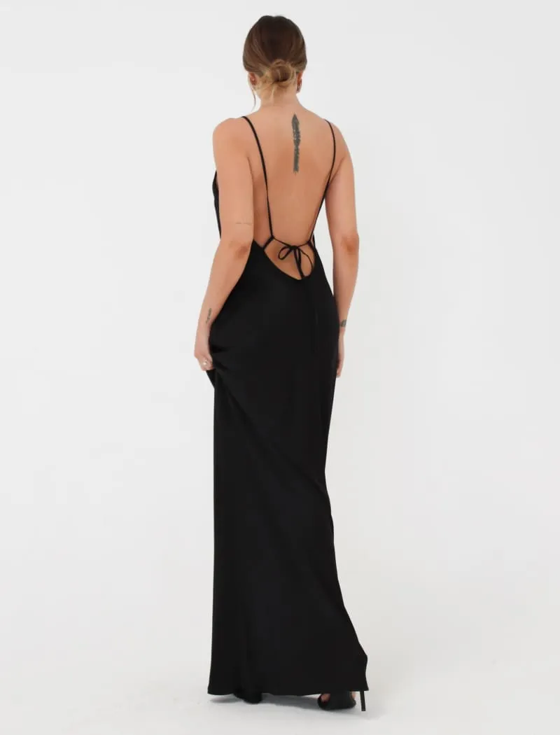 Low Tide Maxi Dress | Black sold by Rumored