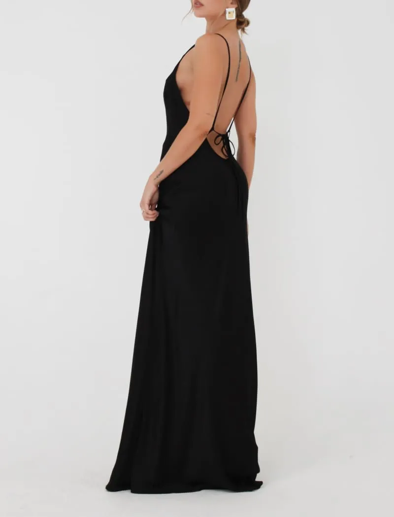 Low Tide Maxi Dress | Black sold by Rumored product image thumbnail 3