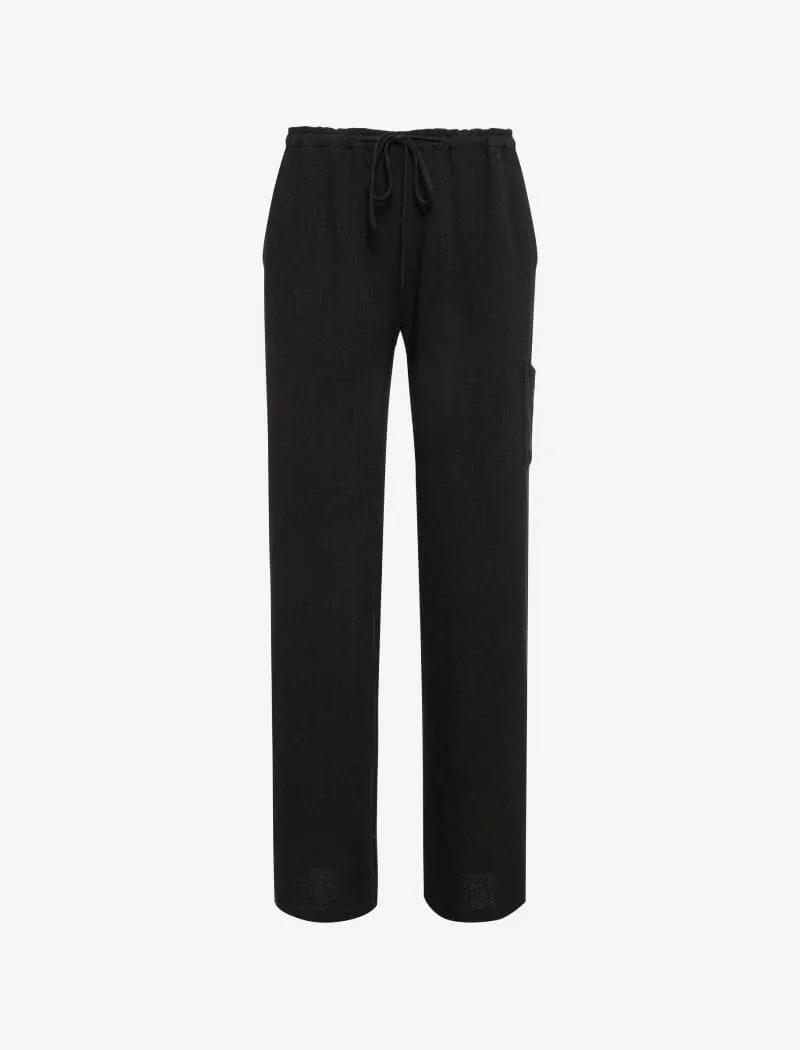 High Fidelity Pant | Black Linen sold by Rumored product image thumbnail 2