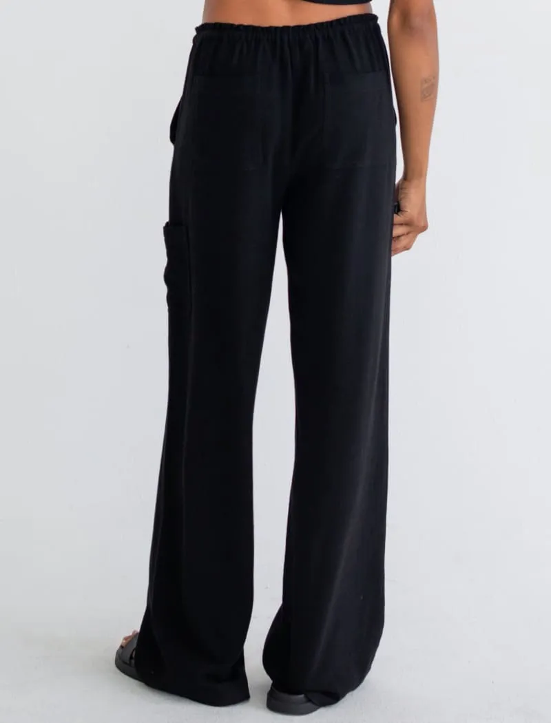 High Fidelity Pant | Black Linen sold by Rumored product image thumbnail 4