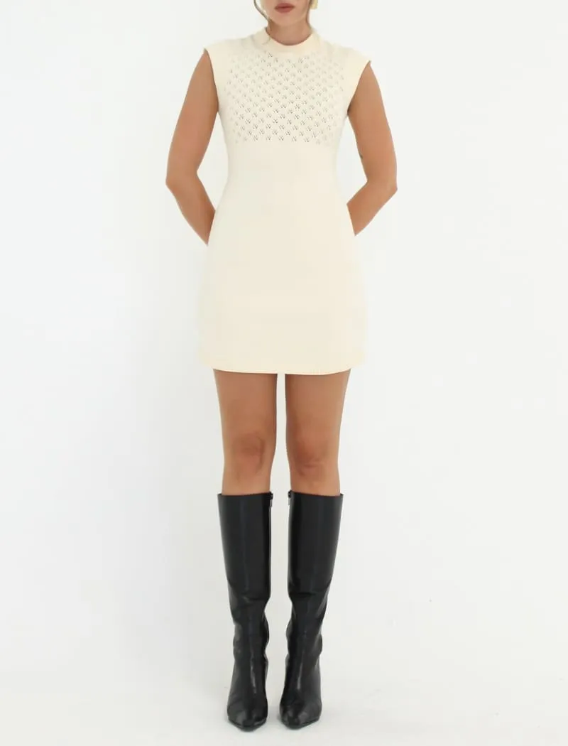 Birkin Mini Dress | Ivory sold by Rumored product image thumbnail 5