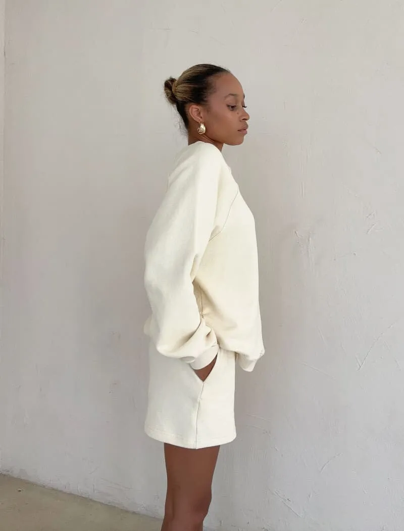 Balance Crewneck | Coconut Cream sold by Rumored product image thumbnail 5