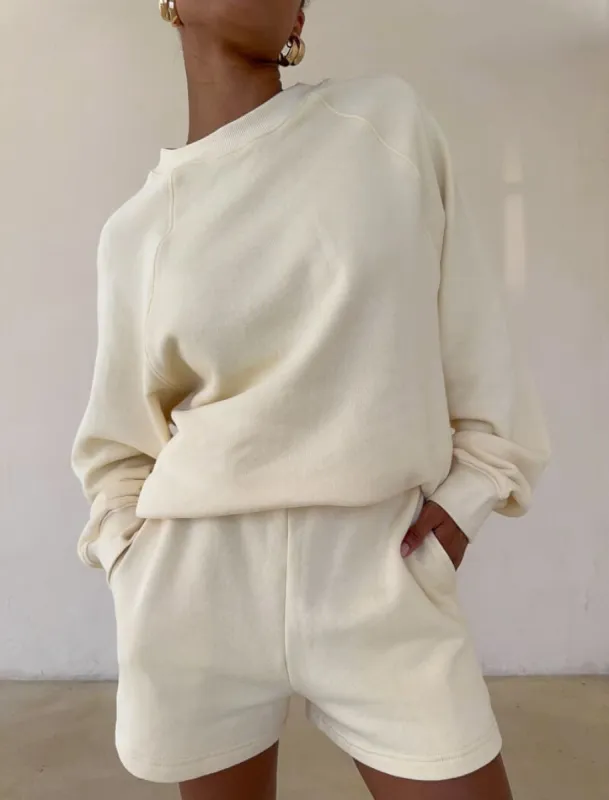 Balance Crewneck | Coconut Cream sold by Rumored