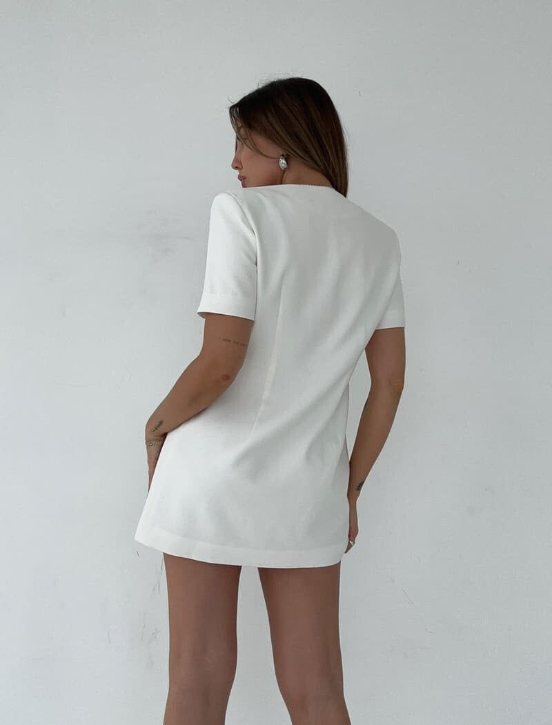Disco Mini Dress | White sold by Rumored product image thumbnail 4